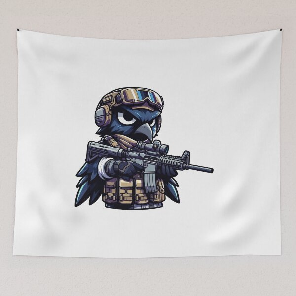 Item preview, Tactical Raven designed and sold by RAWLIFEGRAPHIC.