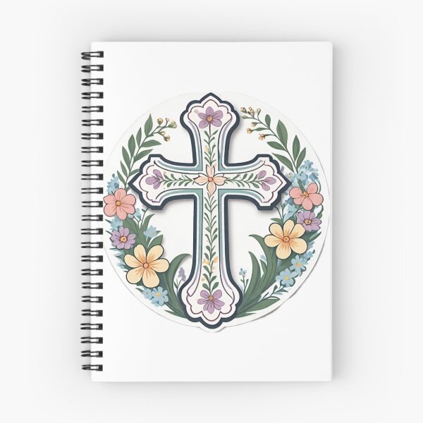 Item preview, Floral Cross Crucifix 7 designed and sold by DreamingAwake1.