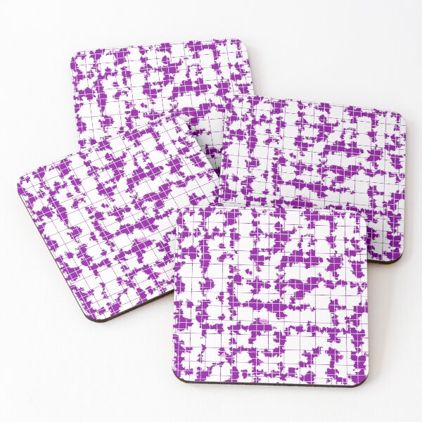 Item preview, Purple White Irregular Abstract Pattern Design  designed and sold by PatternTitan.