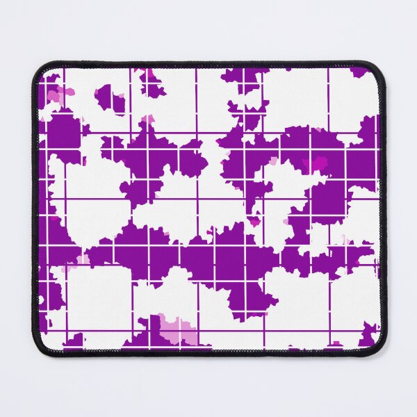 Item preview, Purple White Irregular Abstract Pattern Design  designed and sold by PatternTitan.