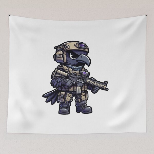 Item preview, Tactical Raven designed and sold by RAWLIFEGRAPHIC.