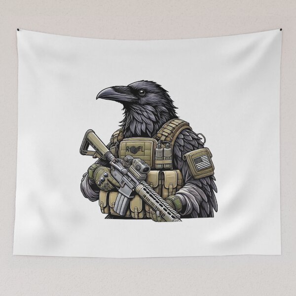 Item preview, Tactical Raven designed and sold by RAWLIFEGRAPHIC.