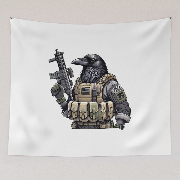 Item preview, Tactical Raven designed and sold by RAWLIFEGRAPHIC.