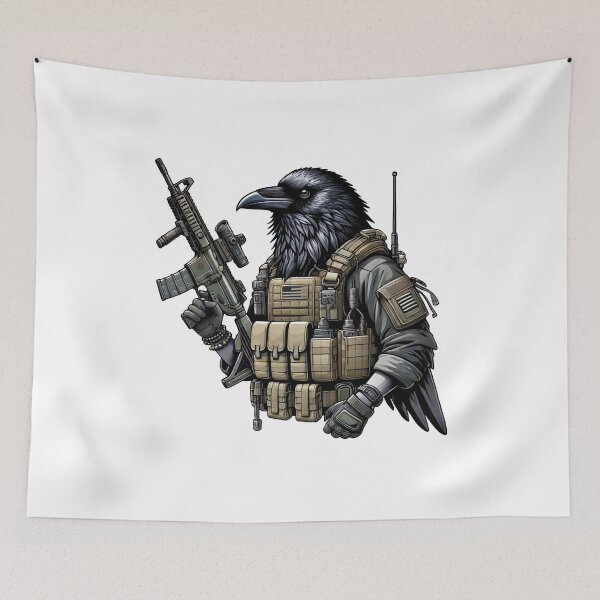 Item preview, Tactical Raven designed and sold by RAWLIFEGRAPHIC.