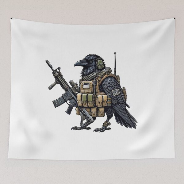 Item preview, Tactical Raven designed and sold by RAWLIFEGRAPHIC.