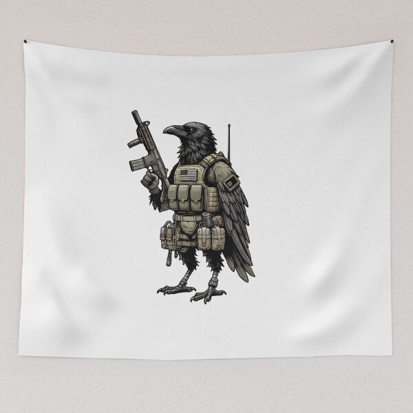 Item preview, Tactical Raven designed and sold by RAWLIFEGRAPHIC.