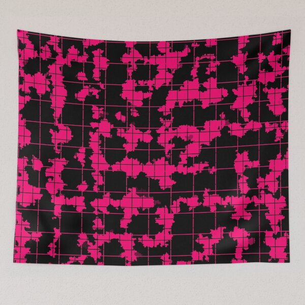 Item preview, Pink Black Irregular Abstract Pattern Design  designed and sold by PatternTitan.