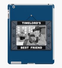 Timelord's Best Friend (Black & White) iPad Case/Skin