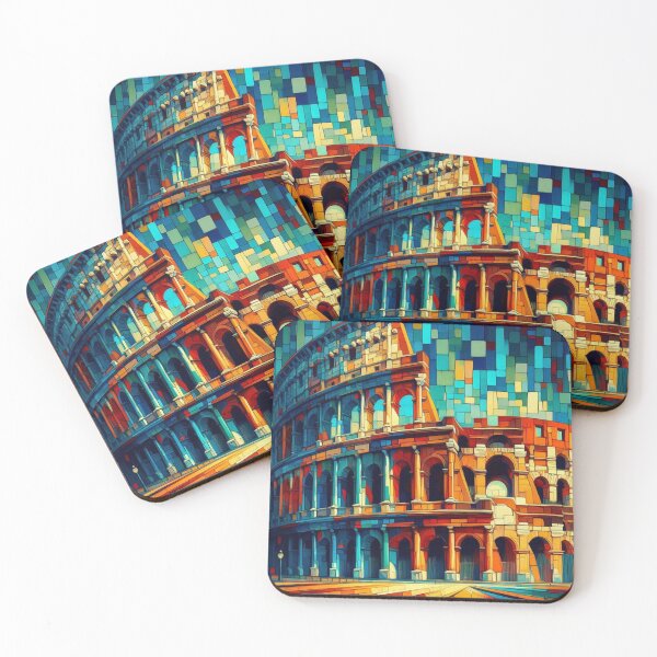 Item preview, Abstract Colosseum of Rome, Cubist Style designed and sold by Gaborai.
