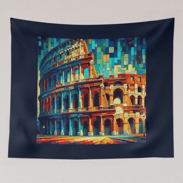 Item preview, Abstract Colosseum of Rome, Cubist Style designed and sold by Gaborai.