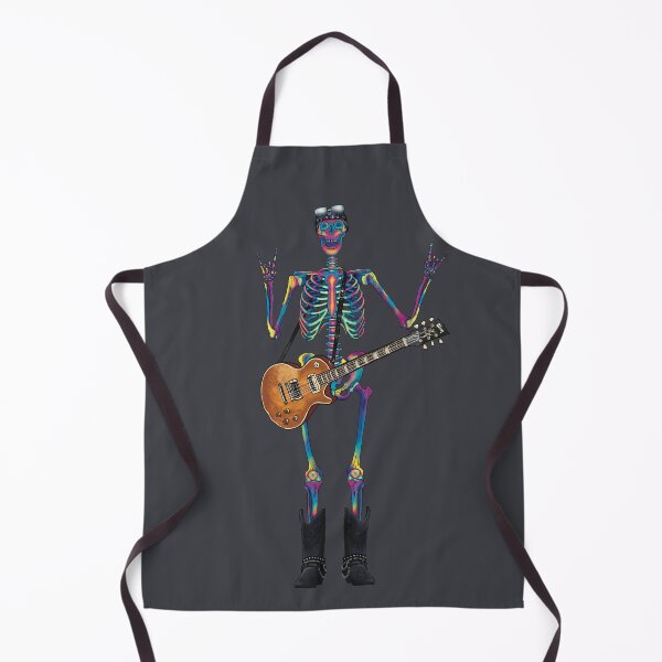Item preview, Rock and Roll Skeleton, Skeleton Rocker Playing Guitar, Anatomy Gift, Rock and Roll Gift, Psychedelic, Rave, Guitarist Gift, Musician Gift designed and sold by mermaidronnie.