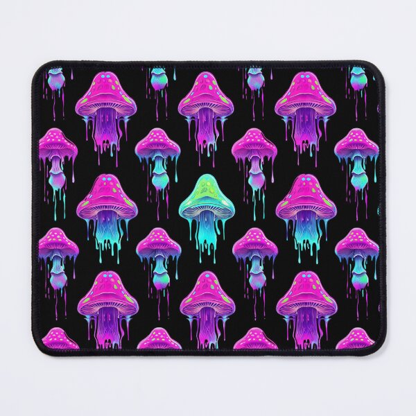 Item preview, Neon melting mushrooms designed and sold by EccentricsByE.