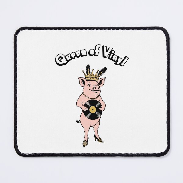 Item preview, Queen Pig Vinyl Vibes designed and sold by GorinART.