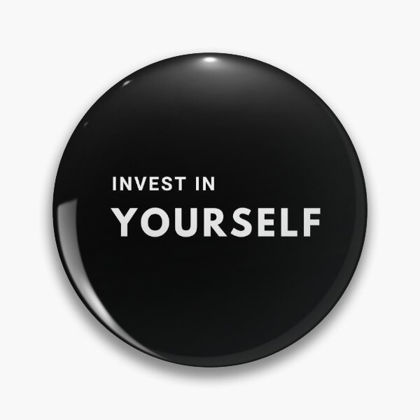 Item preview, Invest in Yourself - white designed and sold by VasInd.