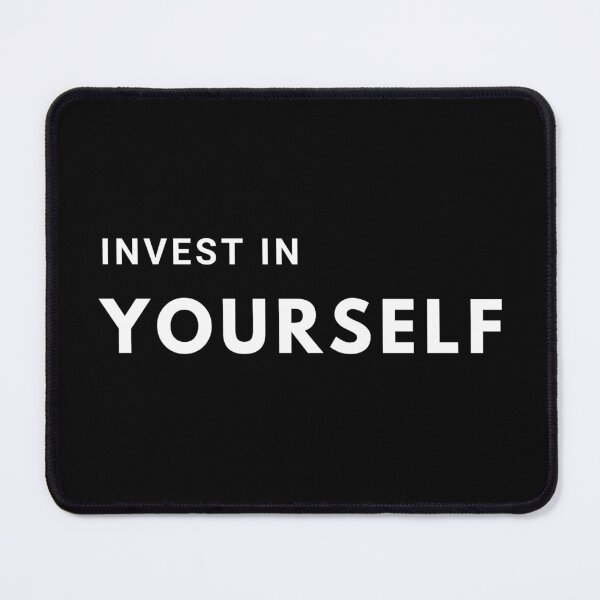 Item preview, Invest in Yourself - white designed and sold by VasInd.