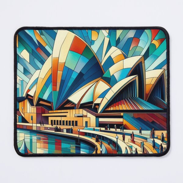 Item preview, Abstract Sydney Opera House, Cubist Style designed and sold by Gaborai.