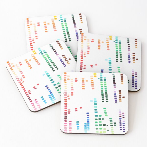 Item preview, Rainbow Art Color Test Page designed and sold by Anna Grunduls.