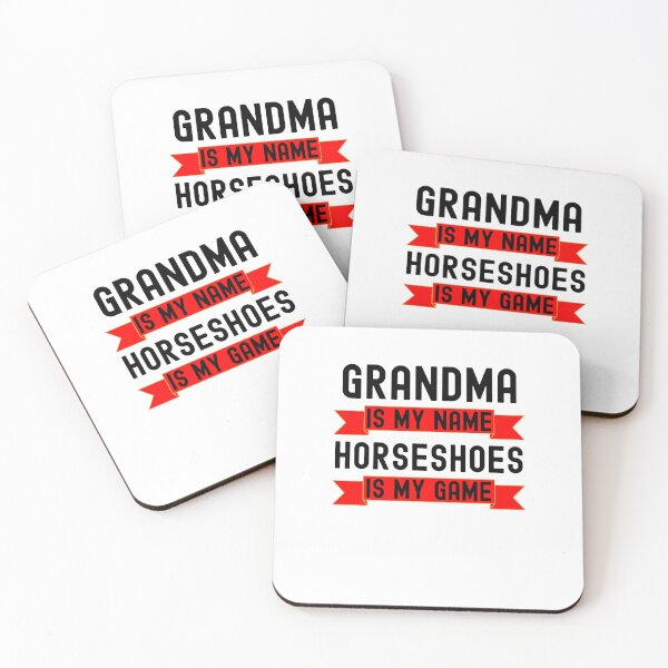 Item preview, Grandma is my name Horseshoes is my game Horseshoes humor designed and sold by snowry.