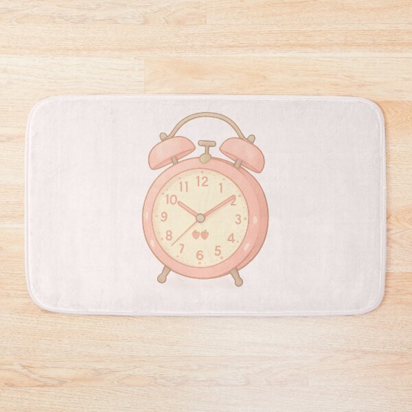 Item preview, Pink Dollete Clock designed and sold by onceifixme.
