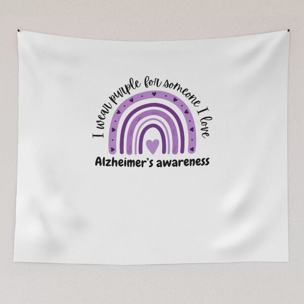 Item preview, Alzheimer's awareness I wear purple for someone I love cute designed and sold by snowry.