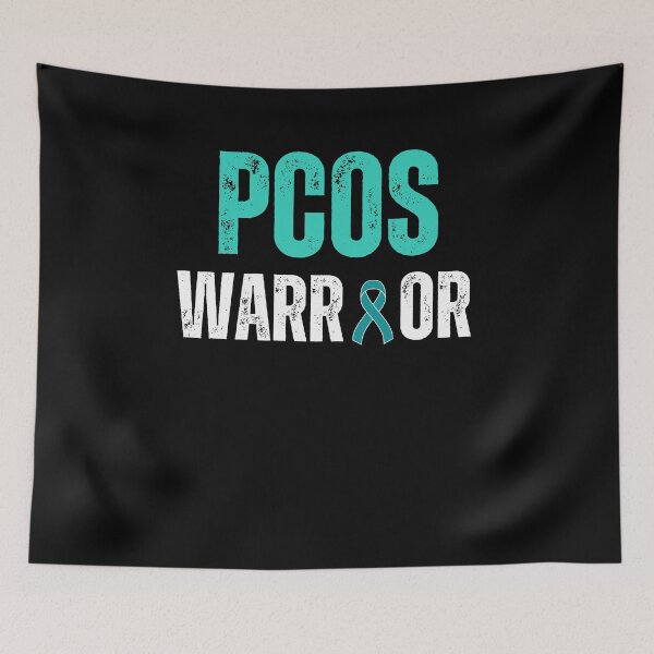 Item preview, PCOS warrior Polycystic Ovary Syndrome awareness support designed and sold by snowry.