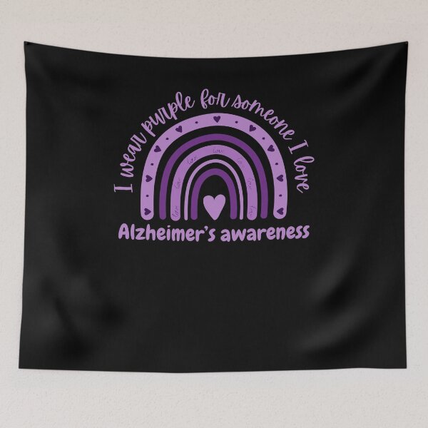 Item preview, Alzheimer's awareness I wear purple for someone I love cute designed and sold by snowry.