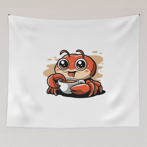 Item preview, crab with coffee designed and sold by Eternalski.