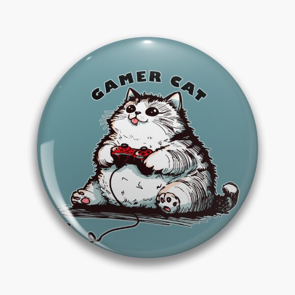Item preview, Video Game Chonky Cat designed and sold by KilkennyCat Art.