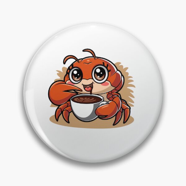Item preview, crab with coffee designed and sold by Eternalski.