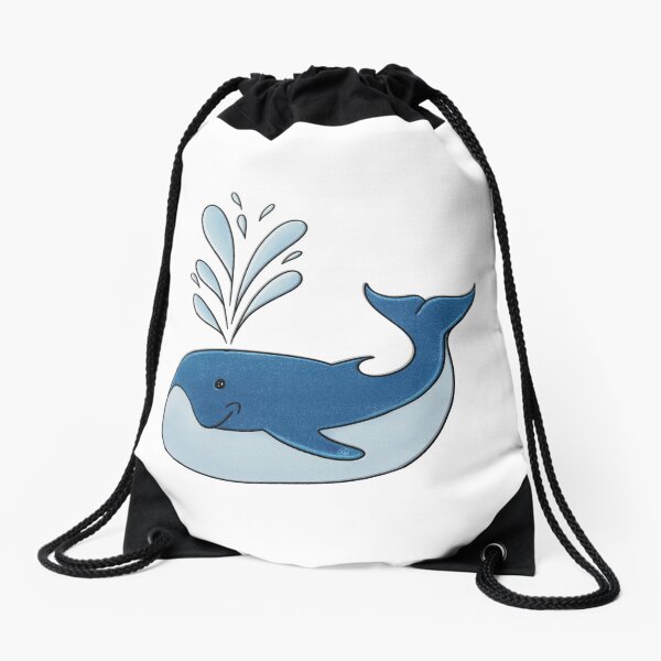 Aperçu de l'œuvre Baleine bleue créée et vendue par CreatiSabi.