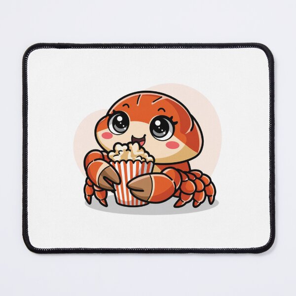 Item preview, crab eating popcorn designed and sold by Eternalski.