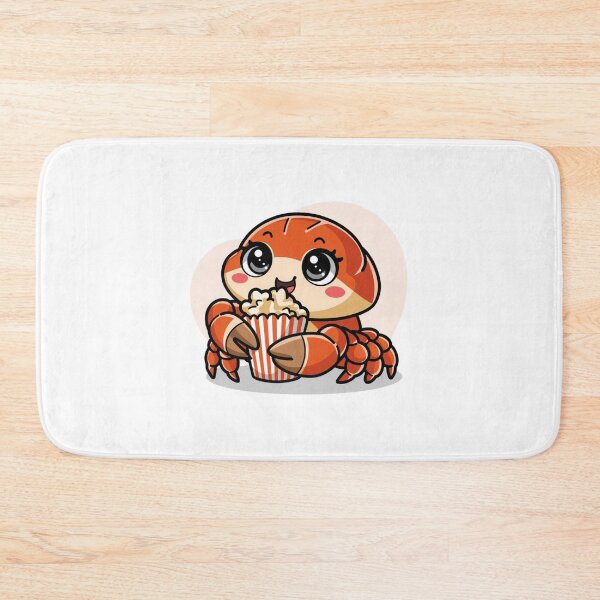 Item preview, crab eating popcorn designed and sold by Eternalski.