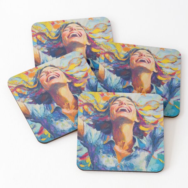 Item preview, Joyful Explosion – Vibrant Expression of Happiness in Colorful Style designed and sold by AchaRat.