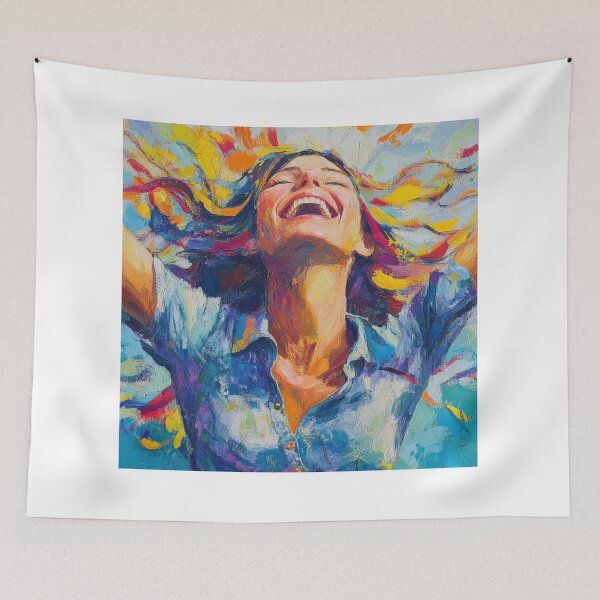 Item preview, Joyful Explosion – Vibrant Expression of Happiness in Colorful Style designed and sold by AchaRat.