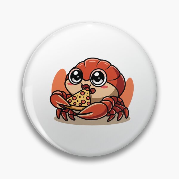 Item preview, crab eating pizza designed and sold by Eternalski.