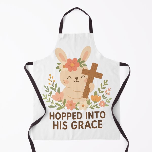 Item preview, Hopped Into His Grace - Christian Easter Tee designed and sold by Flashy Flamingo.
