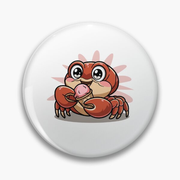Item preview, crab eating ice cream designed and sold by Eternalski.