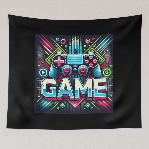 Item preview, Gaming Vibes Neon Controller Design designed and sold by BogskyShop.