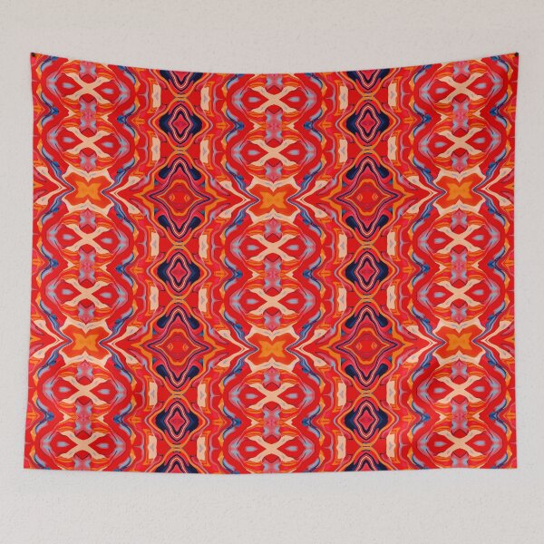 Item preview, Red System - Seismic Pulse - Mirrored Pattern designed and sold by Vision Illustrated.