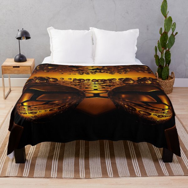 Item preview, Rich golden surreal sunset on an alien world designed and sold by Old Curiosity.