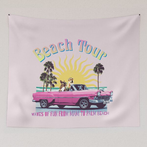 Item preview, Beach Tour Miami designed and sold by Pixel-Lair.