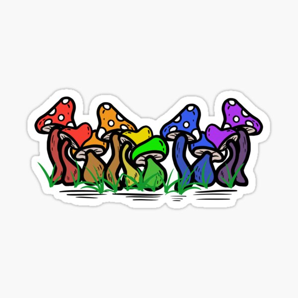 Item preview, Rainbow Shrooms designed and sold by Starflake-Stand.