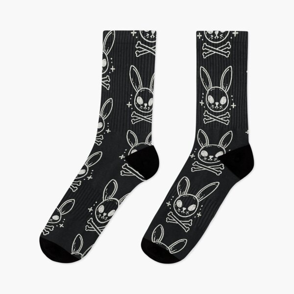 Item preview, Easter Rabbit Crossbones  designed and sold by CreepyCornerArt.
