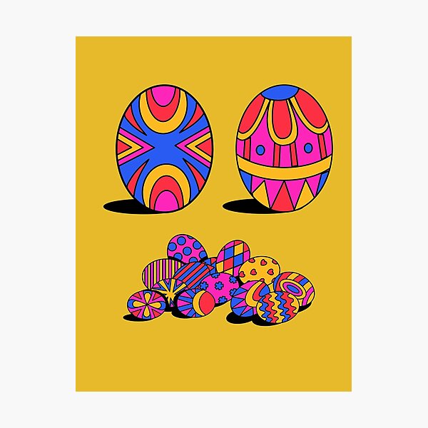 Item preview, Decorated Eggs: Pysanky Colored Eggs with African twist! designed and sold by ElixirCraft.