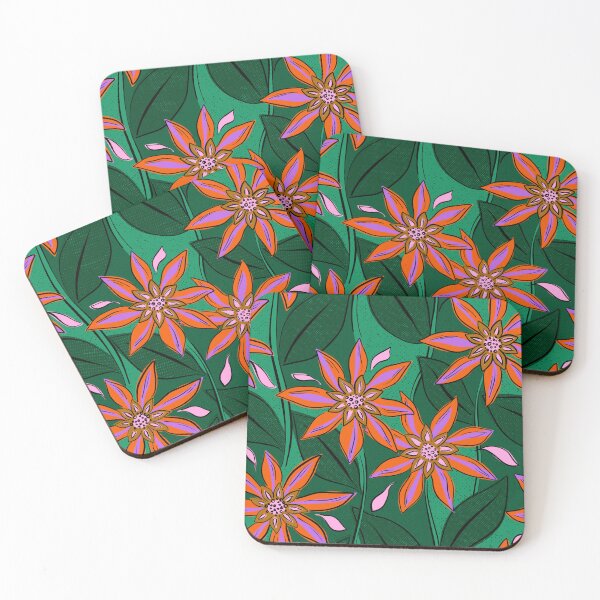 Item preview, Bold modern abstract floral designed and sold by Designsbyluzia.