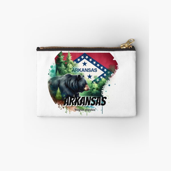 Item preview, Arkansas — Strength in Stillness | Black Bear |State Animal watercolor Art designed and sold by MTeesGA.