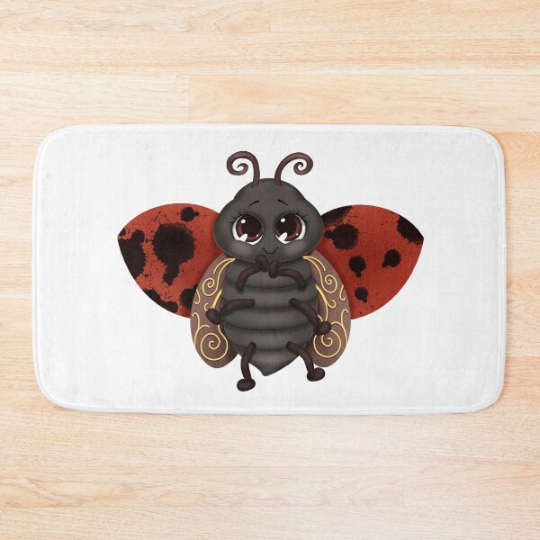 Item preview, Cute Ladybug Character – Whimsical Red and Black Insect with Big Eyes designed and sold by Colibri-art.