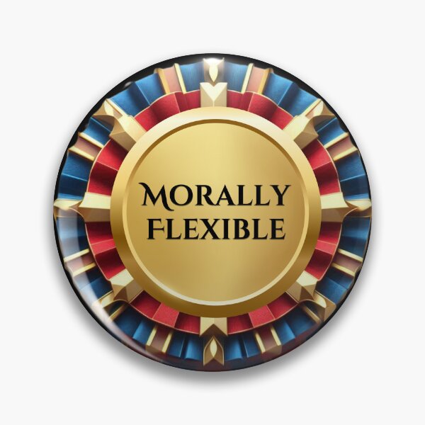 Item preview, RIBBON:  Morally Flexible - funny awards achievements designed and sold by DesignsFromTW-S.