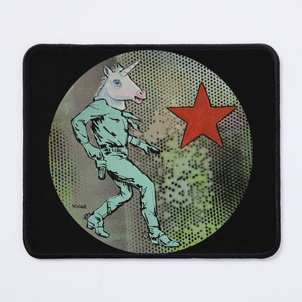 Item preview, Pistol Packin' Unicorn designed and sold by David Irvine.