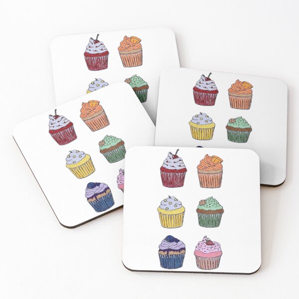 Item preview, Cute Cupcakes Rainbow Design designed and sold by Mr Mouse Design.